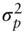 sigma Subscript p Superscript 2