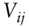 upper V Subscript i j