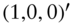 left-parenthesis 1 comma 0 comma 0 right-parenthesis prime