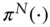 pi Superscript upper N Baseline left-parenthesis dot right-parenthesis