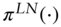 pi Superscript upper L upper N Baseline left-parenthesis dot right-parenthesis