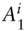 upper A 1 Superscript i