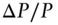 normal upper Delta upper P slash upper P