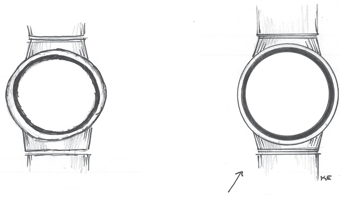 Schematic illustration of the collage of shapes.