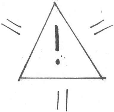 Schematic illustration of a shape split in to half.