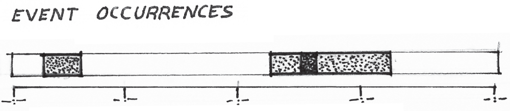 Schematic illustration of interlocking triangles.