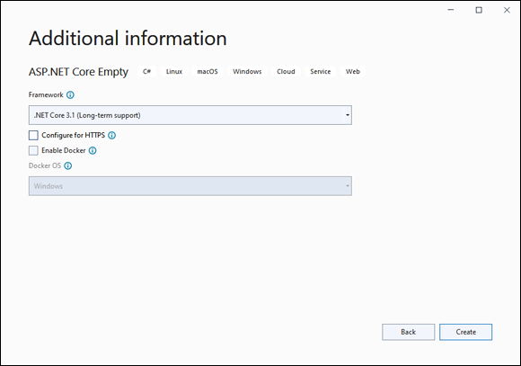 Snapshot of the example uses fewer template features to reduce project complexity.