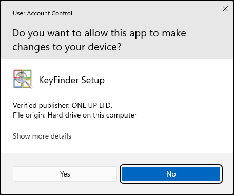 Snapshot of clicking Don’t Install, Cancel, or No if a message similar to this one appears unexpectedly.