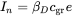 upper I Subscript n Baseline equals beta Subscript upper D Baseline c Subscript gr Baseline e