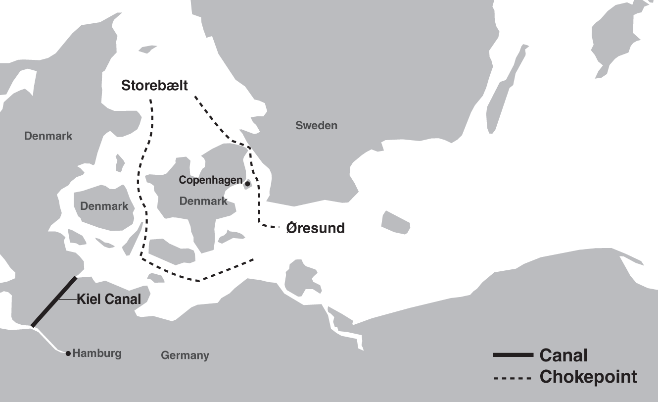 Schematic illustration of the Danish Straits