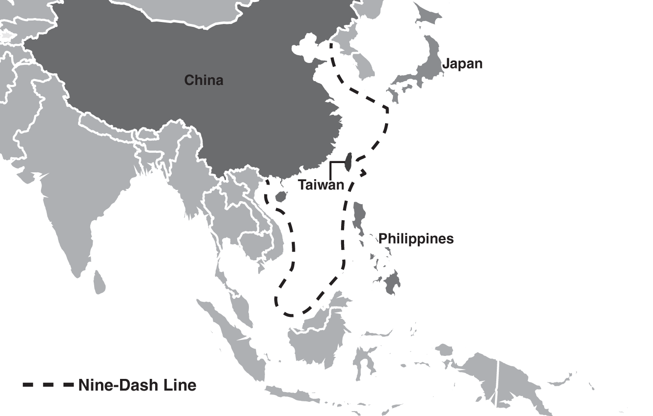 Schematic illustration of the South China Sea