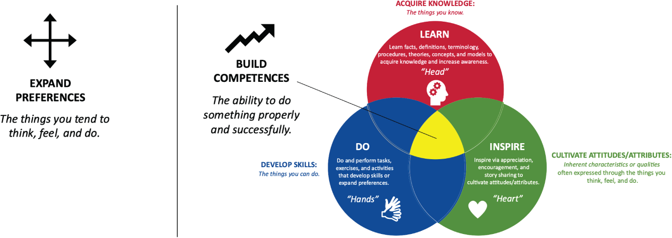 Schematic illustration of Personal DEI Strategy Framework