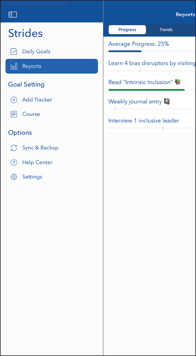 Snapshot of Personal DEI Dashboard (Part 1 of 8)