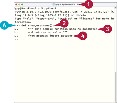 Snapshot of run python file in terminal.