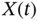 upper X left-parenthesis t right-parenthesis