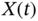 upper X left-parenthesis t right-parenthesis