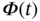 upper Phi left-parenthesis t right-parenthesis