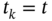 t Subscript k Baseline equals t