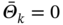 upper Theta overbar Subscript k Baseline equals 0