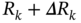 upper R Subscript k Baseline plus upper Delta upper R Subscript k