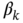 beta Subscript k