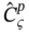 modifying above upper C with caret Subscript final sigma Superscript p