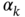 alpha Subscript k