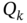 upper Q Subscript k