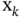 normal x Subscript k