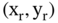 left-parenthesis normal x Subscript normal r Baseline comma normal y Subscript normal r Baseline right-parenthesis