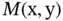 upper M left-parenthesis normal x comma normal y right-parenthesis