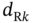 d Subscript normal upper R k