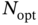 upper N Subscript opt