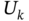 upper U Subscript k