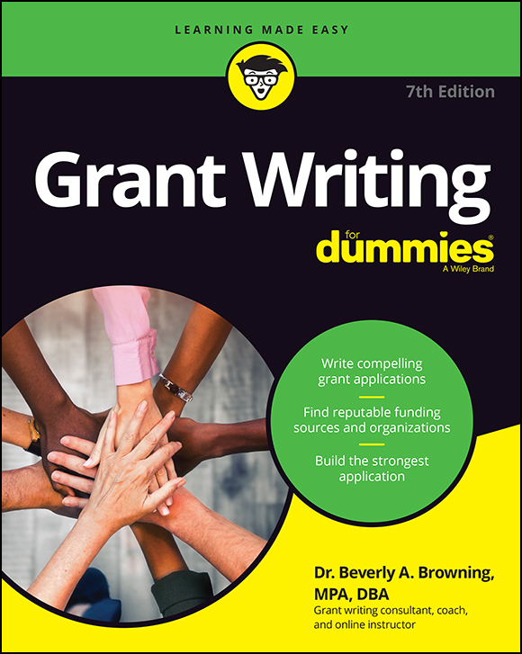 Cover: Grant Writing For Dummies, 7th Edition by Beverly A. Browning