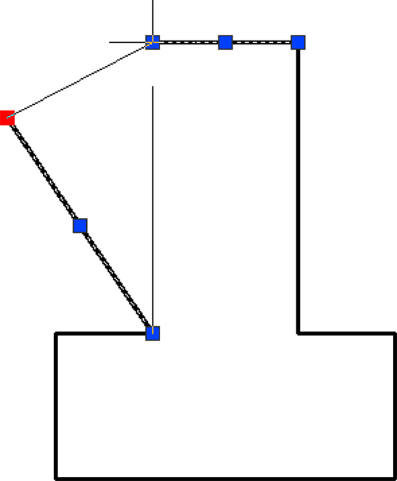 Schematic illustration of using grips to connect two objects.