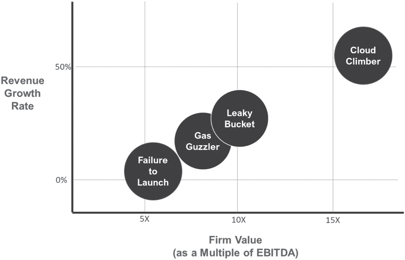 Schematic illustration of the Relative Performance and Valuation of Different Commercial
Model Archetypes.