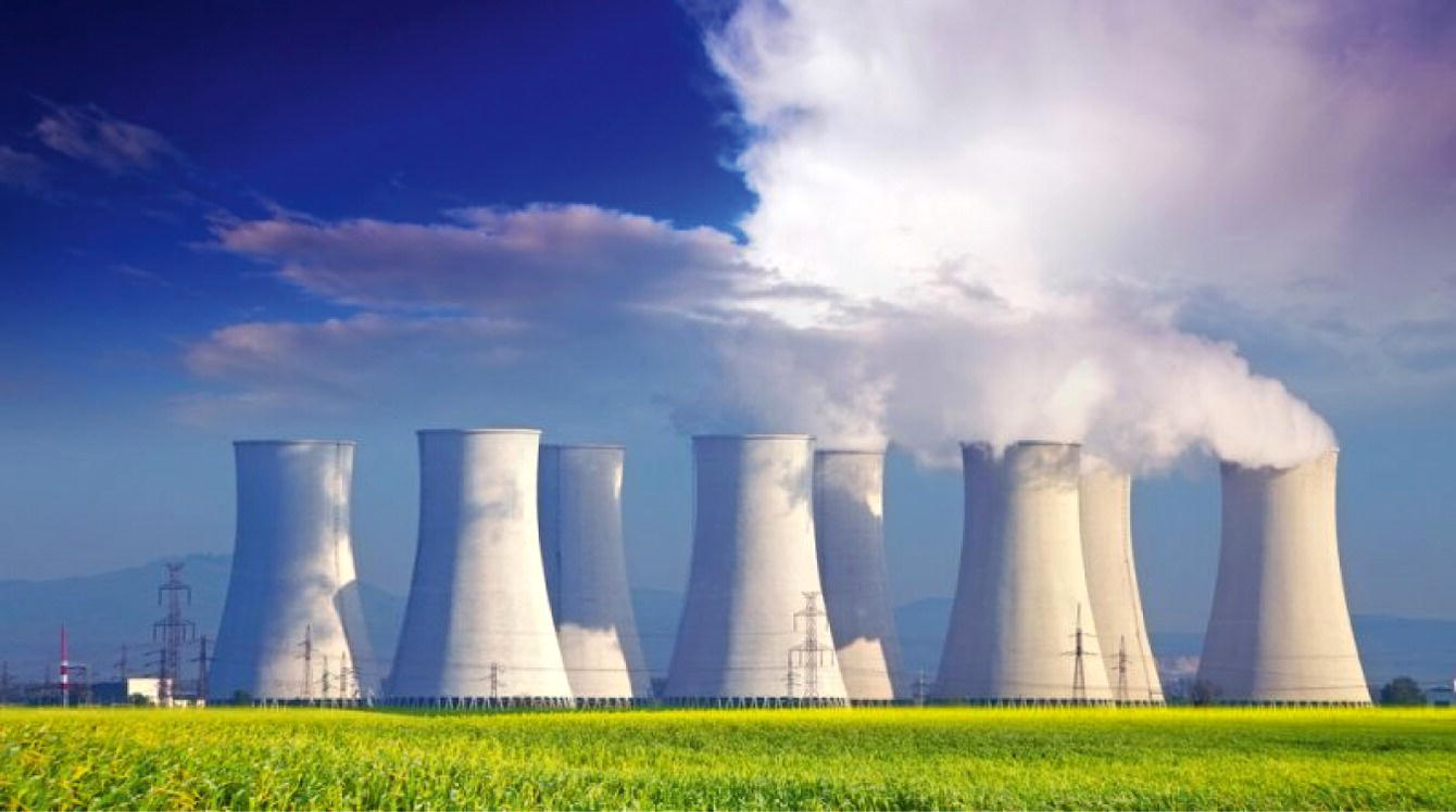 Photo depicts nuclear Power Plants.