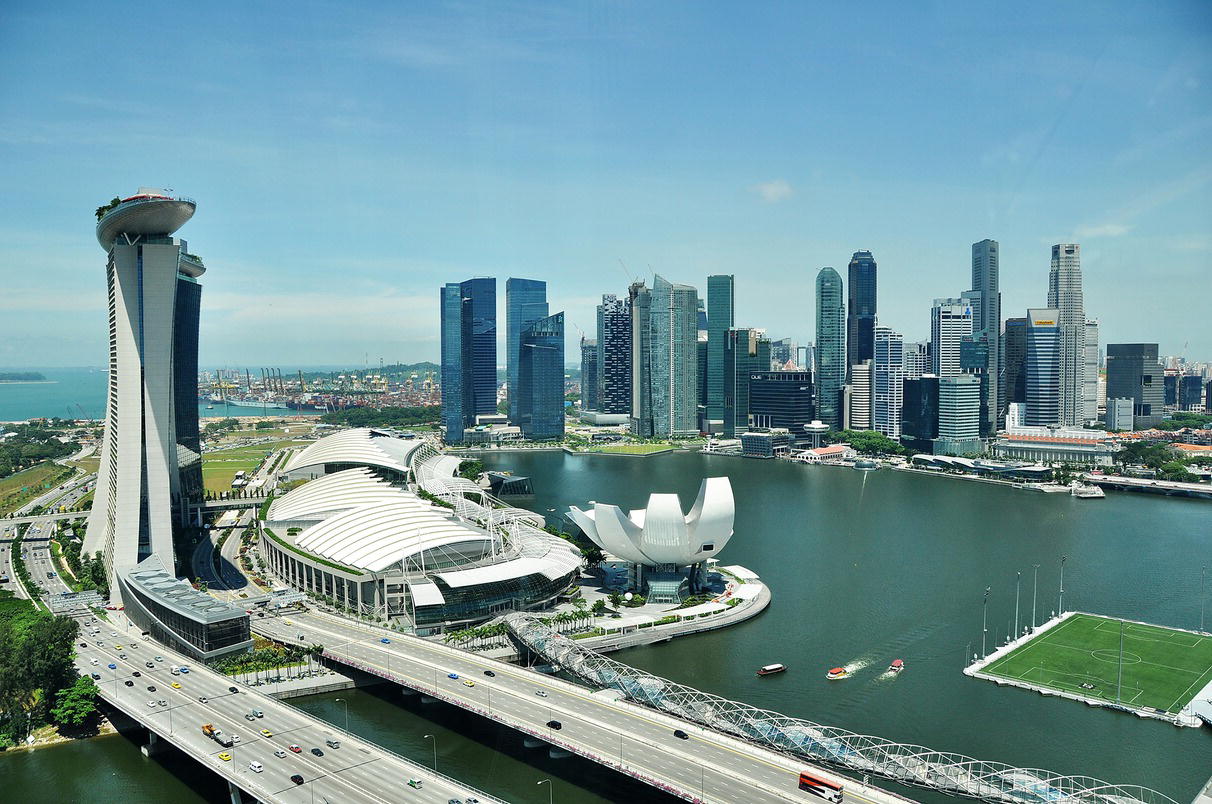 Photo depicts Singapore Water and Waste Works.