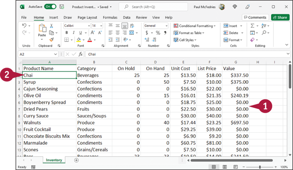 Snapshot of creating a table.