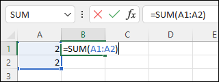 Snapshot shows aligning the formula.