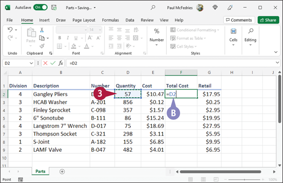 Snapshot shows the table of entries.