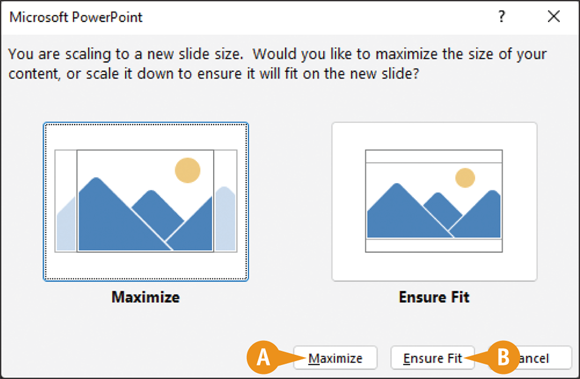 Snapshot of maximize and ensure fit.