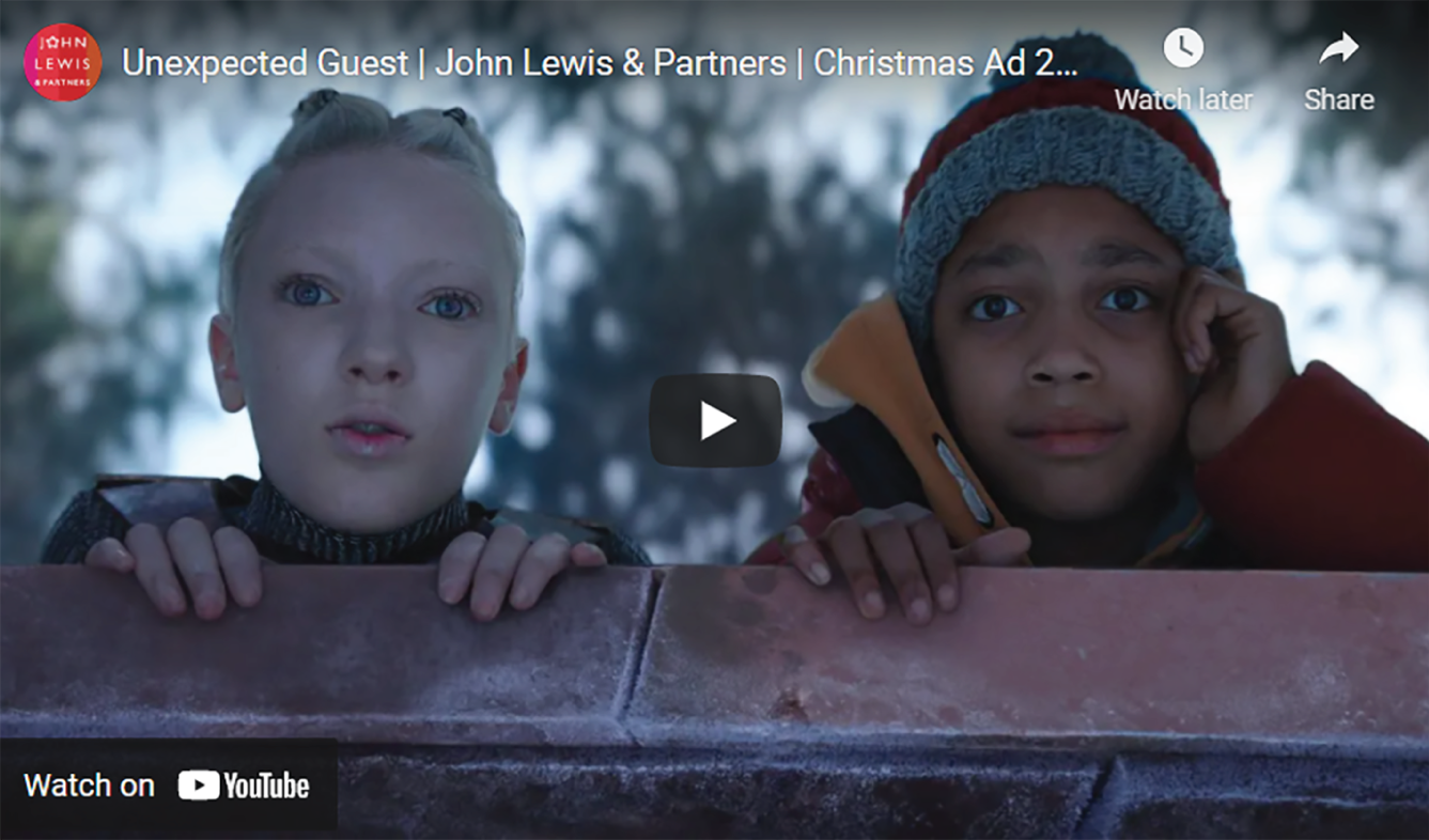 Photograph of John Lewis and Partners, Christmas Ad 2021