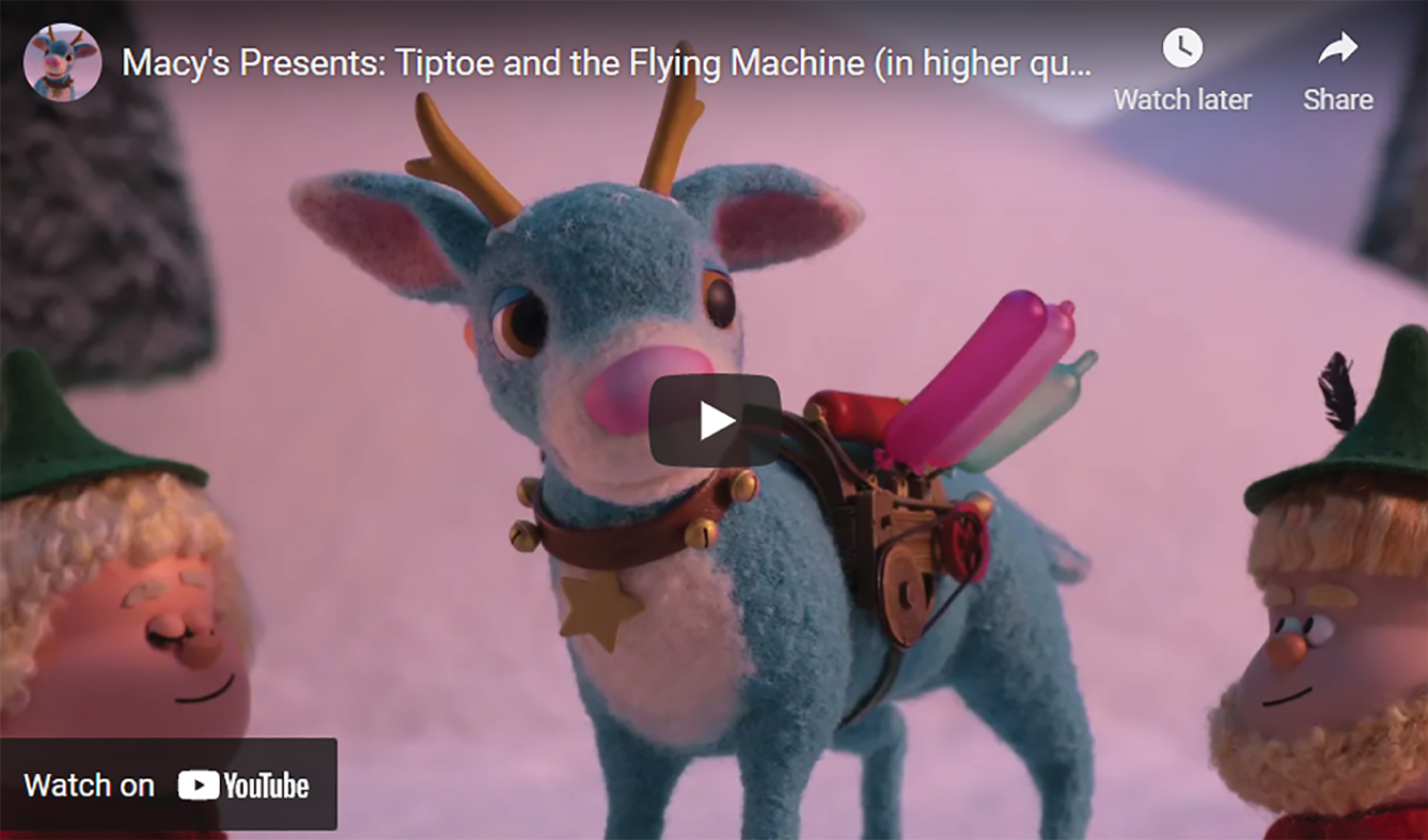 Photograph of Macy's Presents: Tiptoe and the Flying Machine