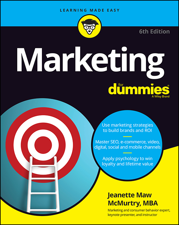 Cover: Marketing For Dummies, 6th Edition by Jeanette Maw McMurtry