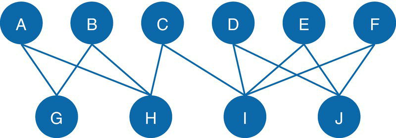 Schematic illustration of input bipartite graph.