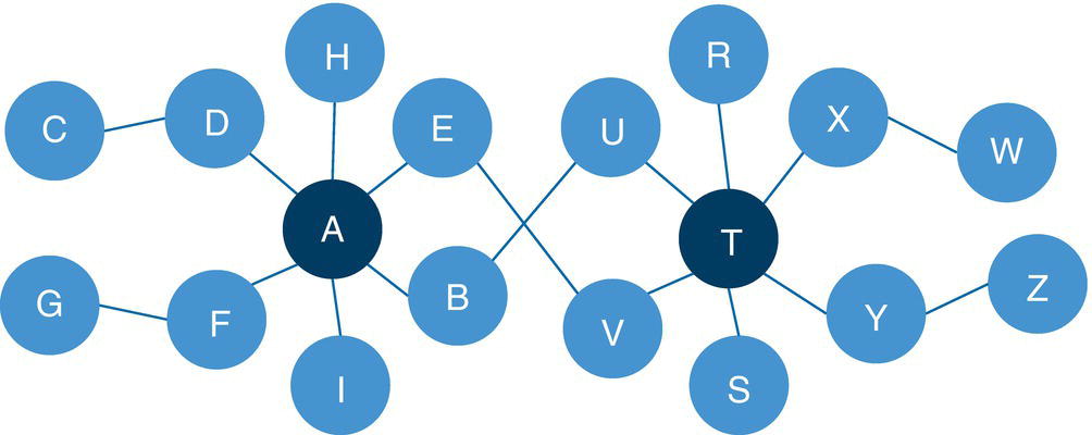 Schematic illustration of input undirected graph.