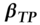 bold-italic beta Subscript bold-italic upper T upper P