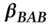 bold-italic beta Subscript bold-italic upper B upper A upper B